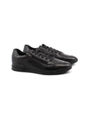 Cordusio sneaker in pelle con zip uomo