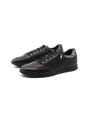 Cordusio sneaker in pelle con zip uomo