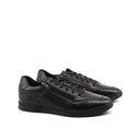 Cordusio sneaker in pelle con zip uomo