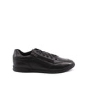Cordusio sneaker in pelle con zip uomo