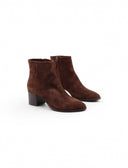 Stivaletto ankle boot scamosciato donna