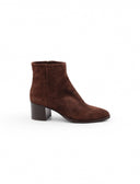 Stivaletto ankle boot scamosciato donna