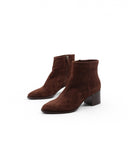 Stivaletto ankle boot scamosciato donna