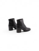 Stivaletto ankle boot nero in pelle