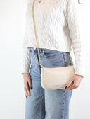 Venus-2 borsa in pelle con catena oro