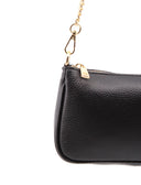 Venus-2 borsa in pelle con catena oro