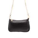 Venus-2 borsa in pelle con catena oro