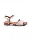 Sandalo in pelle con cinturino da donna