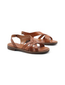 Sandalo in pelle da donna