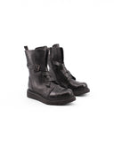 Biker boot in vera pelle da donna