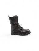 Biker boot in vera pelle da donna