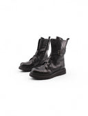 Biker boot in vera pelle da donna