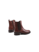 Stivaletto in pelle con zip da donna