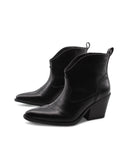 Stivaletto texano nero da donna