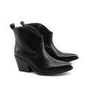 Stivaletto texano nero da donna