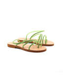 Sandalo infradito da donna con strass