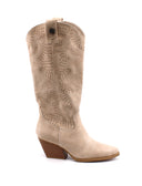 Stivale texano da donna con ricami