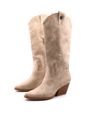 Stivale texano da donna con ricami