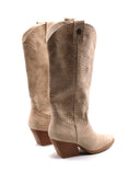 Stivale texano da donna con ricami