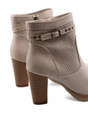 Stivaletto beige da donna