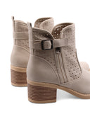 Stivaletto beige da donna