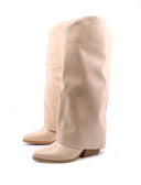 Stivale texano con risvolto da donna