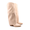 Stivale texano con risvolto da donna