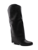 Stivale texano con risvolto da donna