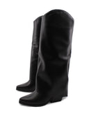 Stivale texano con risvolto da donna