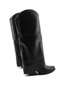 Stivale texano con risvolto da donna