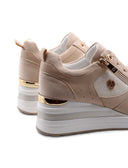 Sneaker con zeppa da donna