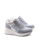 Sneaker con zeppa da donna