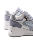 Sneaker con zeppa da donna