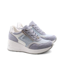 Sneaker con zeppa da donna
