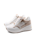 Sneaker con zeppa da donna