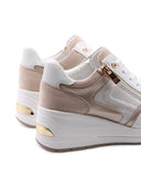 Sneaker con zeppa da donna