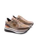 Sneaker con zeppa da donna