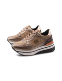Sneaker con zeppa da donna