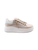 Sneaker platform con lacci gioiello