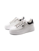 Sneaker platform con lacci gioiello