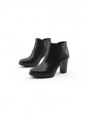 Stivaletto ankle boot con plateau donna