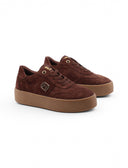 Sneaker platform in tessuto da donna