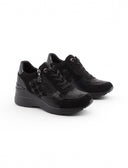 Sneaker zeppa da donna