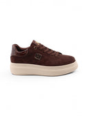 Sneaker platform in tessuto da donna