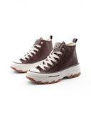 Sneaker platform alta con suola chunky