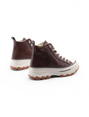 Sneaker platform alta con suola chunky
