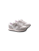 Sneaker glitter con dettagli suede