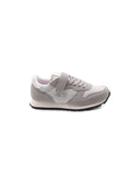 Sneaker glitter con dettagli suede