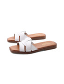 Ciabattina in pelle da donna