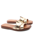 Ciabattina in pelle da donna